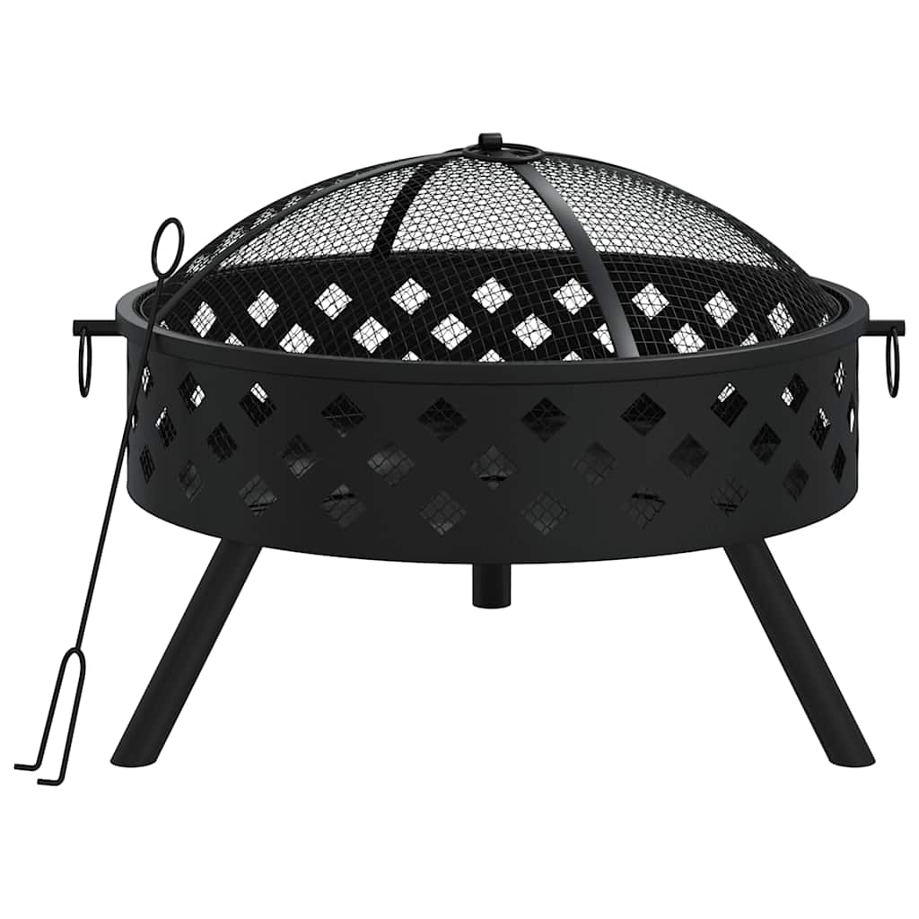 Posuda za vatru sa žaračem 58 cm XXL čelična