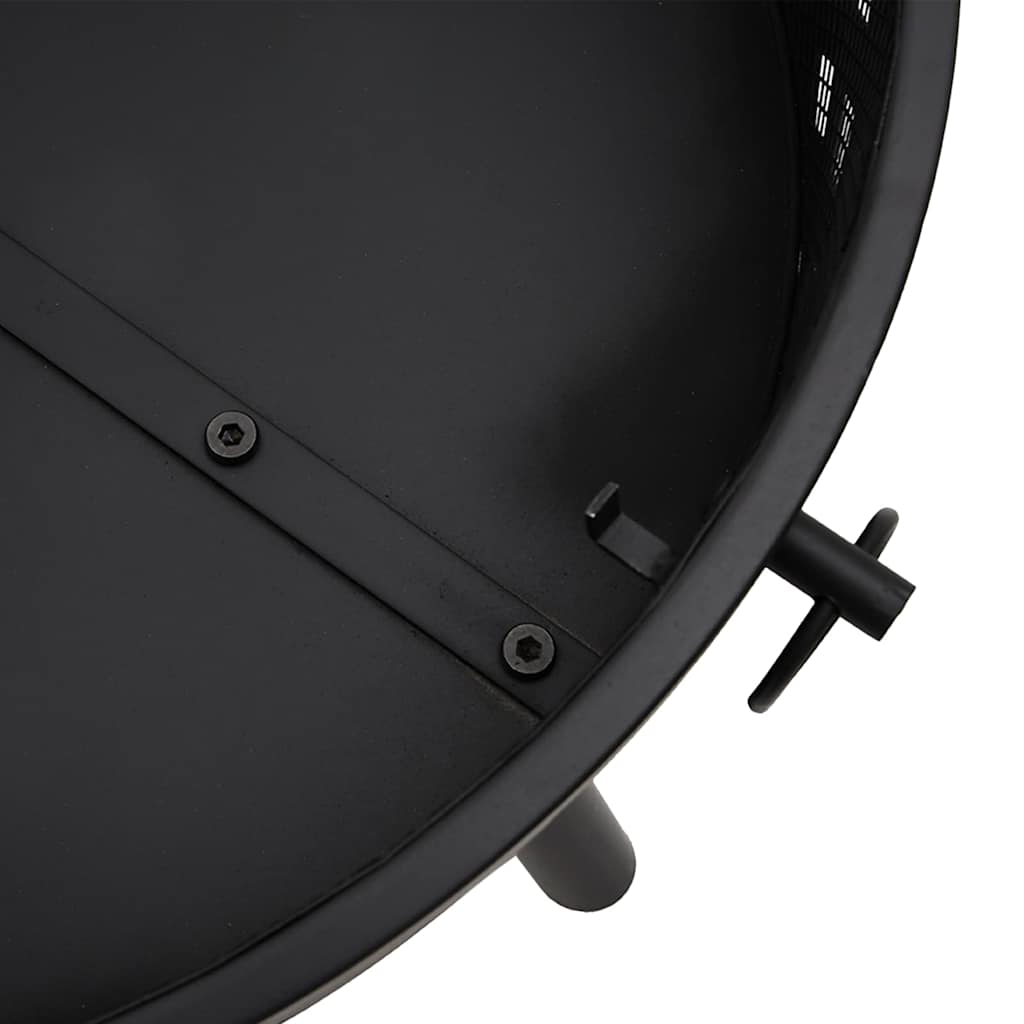 Posuda za vatru sa žaračem 58 cm XXL čelična
