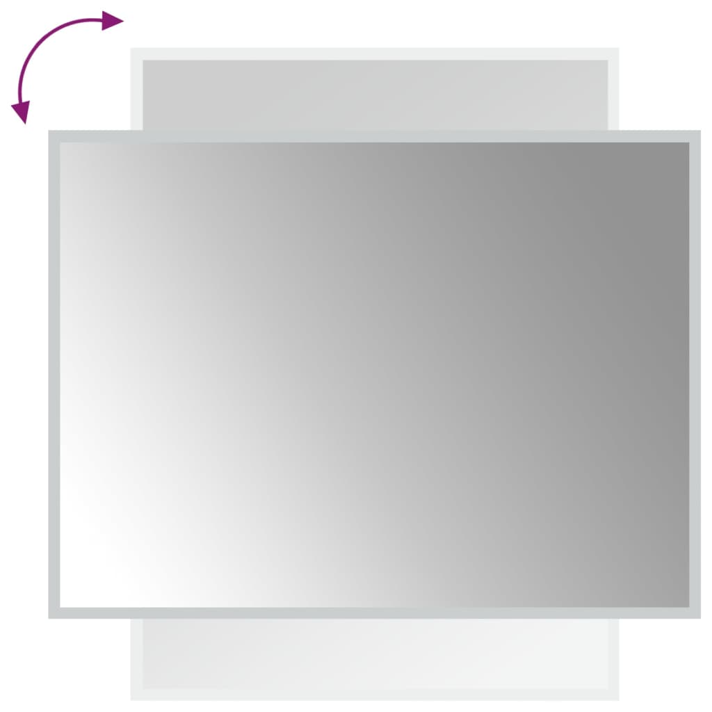 LED kupaonsko ogledalo 60 x 80 cm