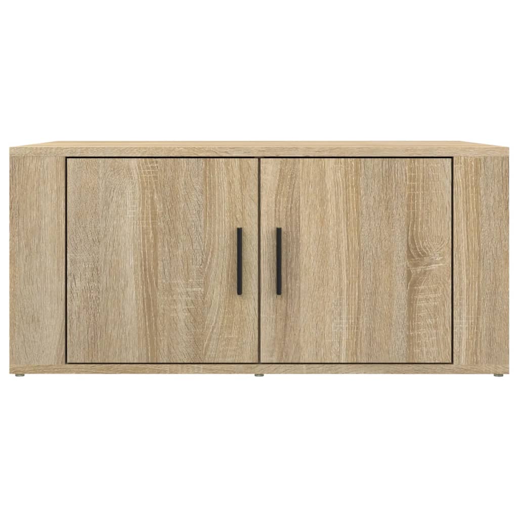 Stolić za kavu boja hrasta 80x50x36 cm konstruirano drvo