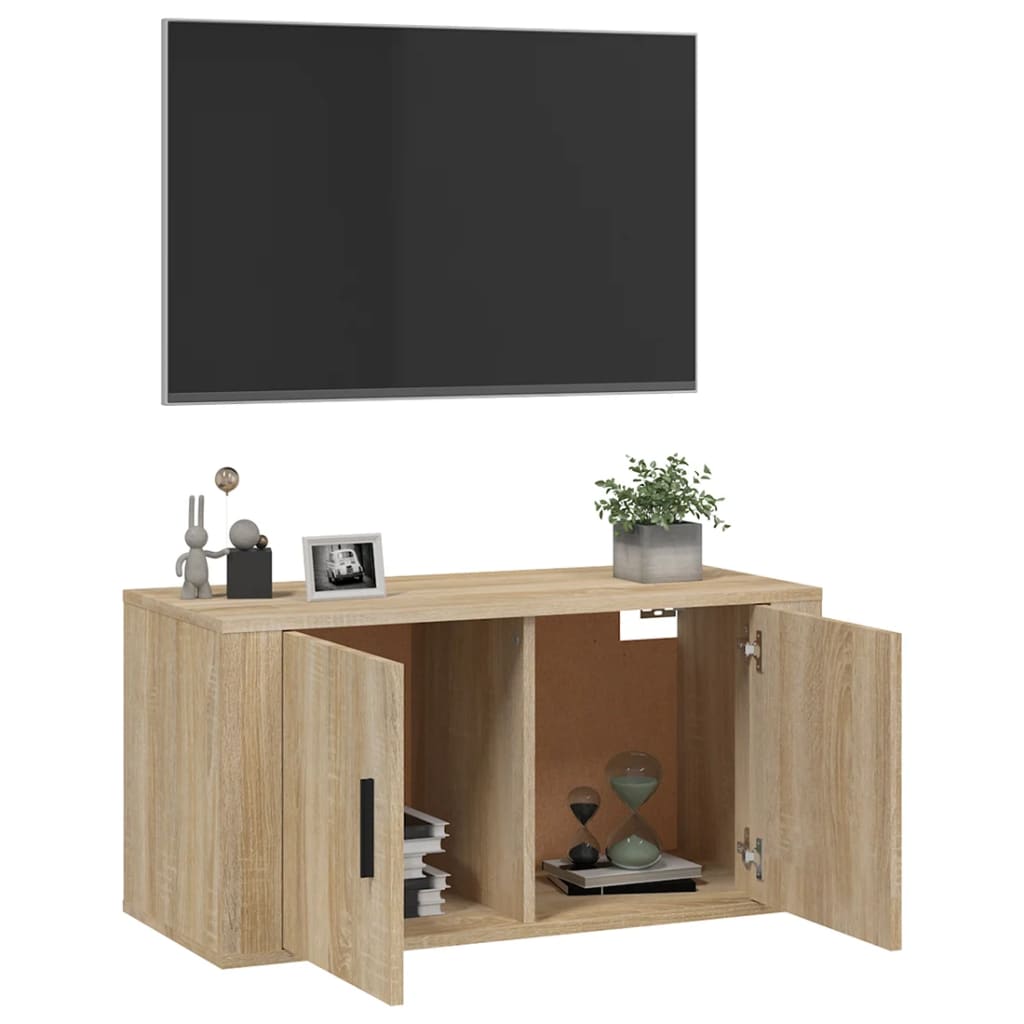 Zidni TV ormarić boja hrasta sonome 80 x 34,5 x 40 cm