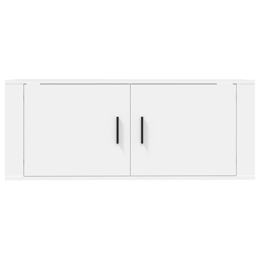 Zidni TV ormarić bijeli 100 x 34,5 x 40 cm