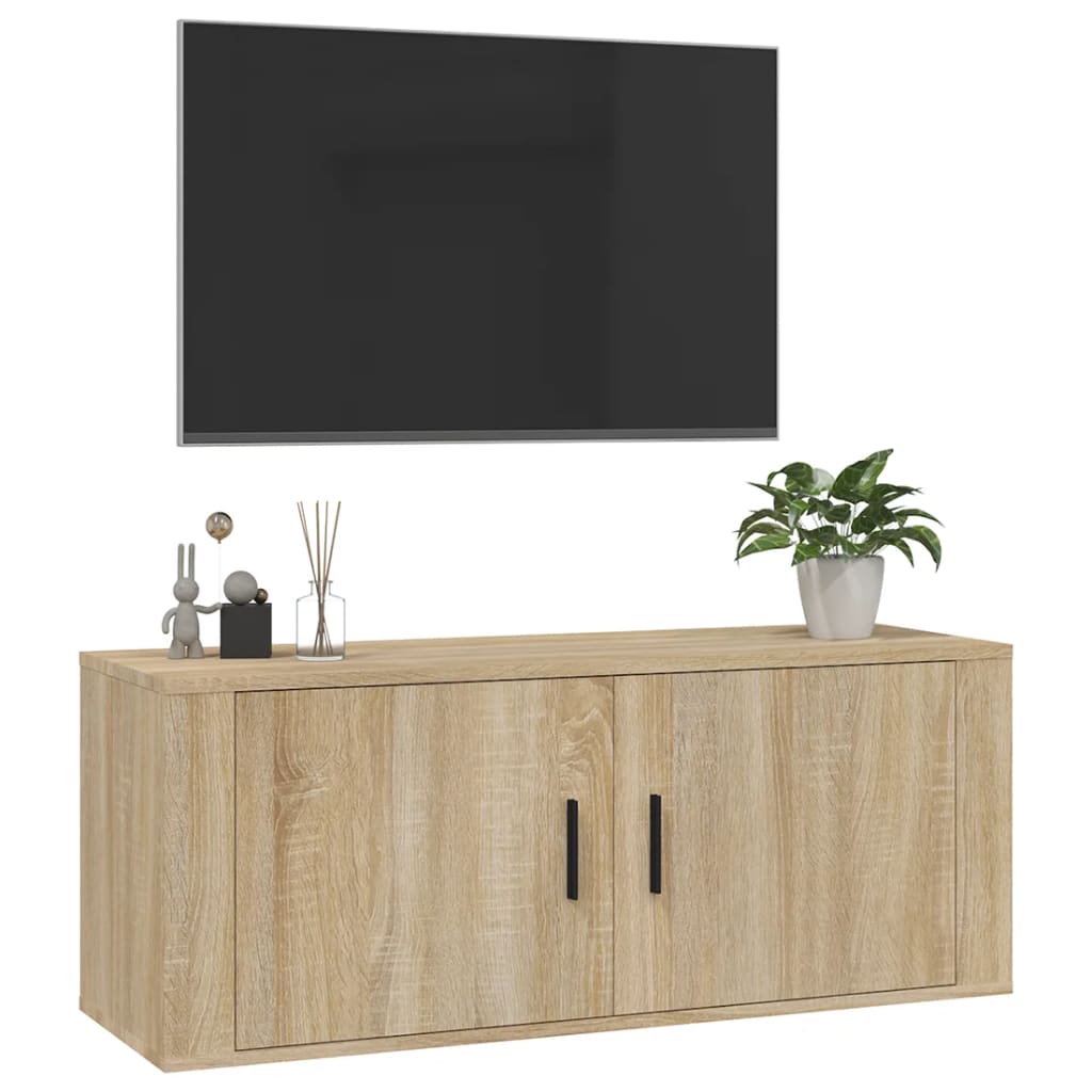 Zidni TV ormarić Boja hrasta sonome 100 x 34,5 x 40 cm