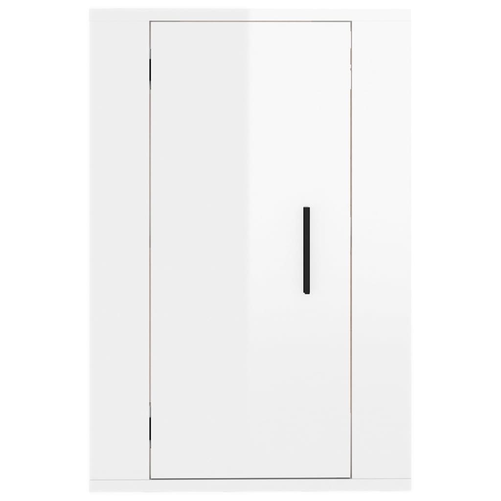 Zidni TV ormarić bijela visokog sjaja 40x34,5x60 cm