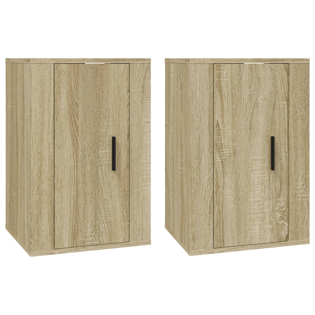 Zidni TV ormarići 2 kom boja hrasta sonome 40 x 34,5 x 60 cm