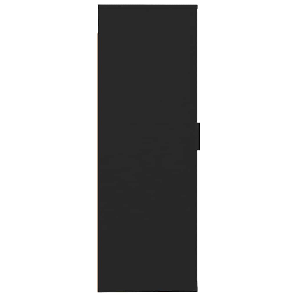 Zidni TV ormarić crni 40x34,5x100 cm
