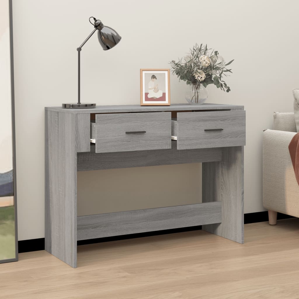 Konzolni stol boja hrasta sonome 100x39x75 cm konstruirano drvo