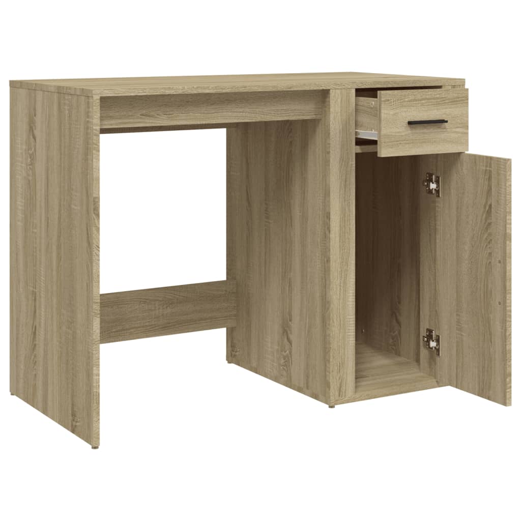 Radni stol boja hrasta sonome 100x49x75 cm konstruirano drvo