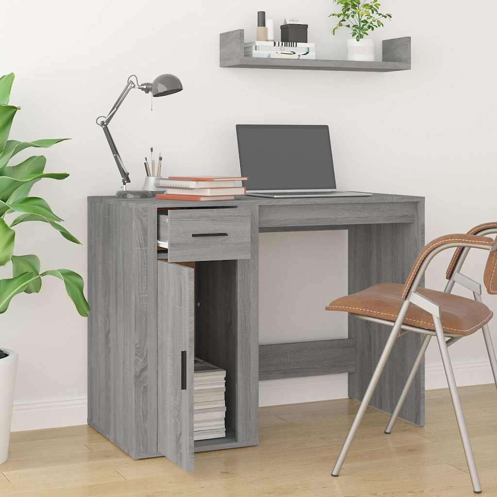 Radni stol boja hrasta sonome 100x49x75 cm konstruirano drvo