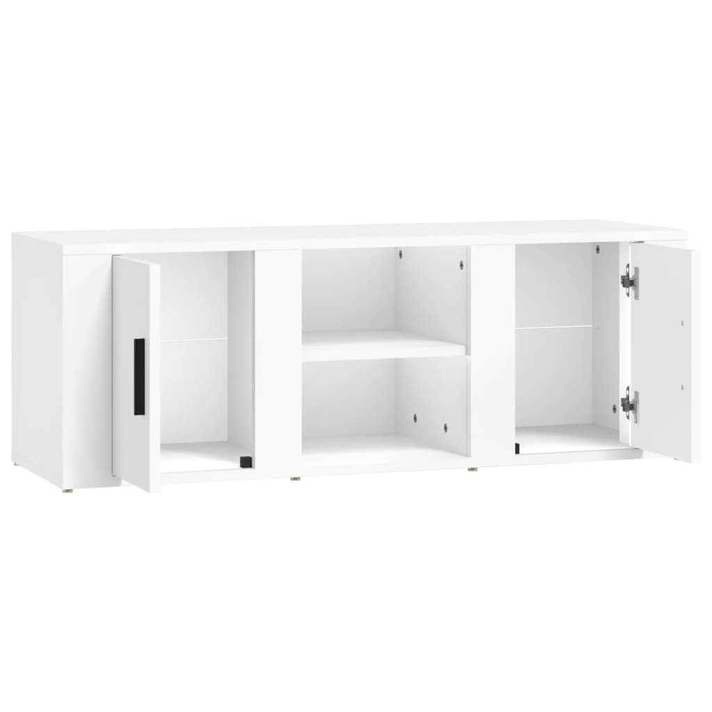 TV ormarić bijeli 100 x 31,5 x 35 cm od konstruiranog drva