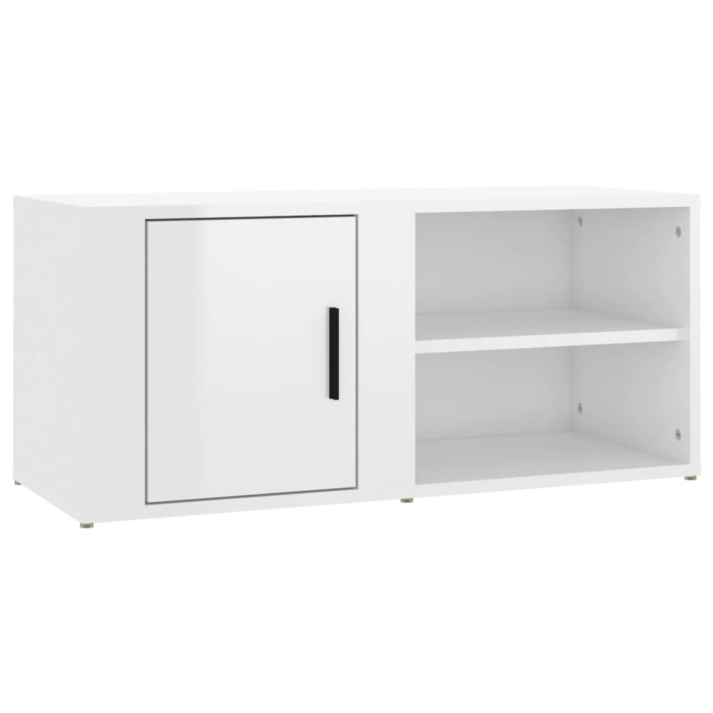TV ormarić 2 kom sjajni bijeli 80x31,5x36 cm konstruirano drvo