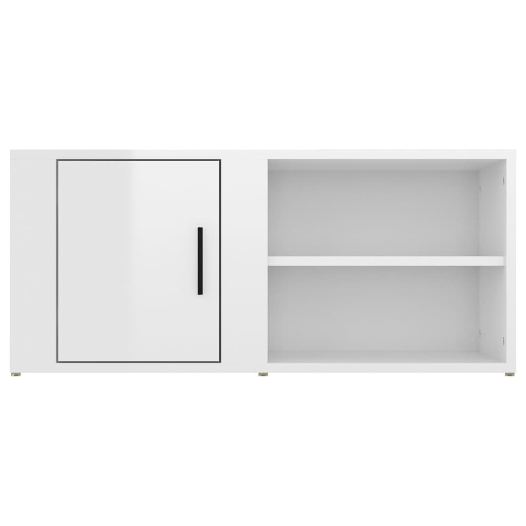 TV ormarić 2 kom sjajni bijeli 80x31,5x36 cm konstruirano drvo