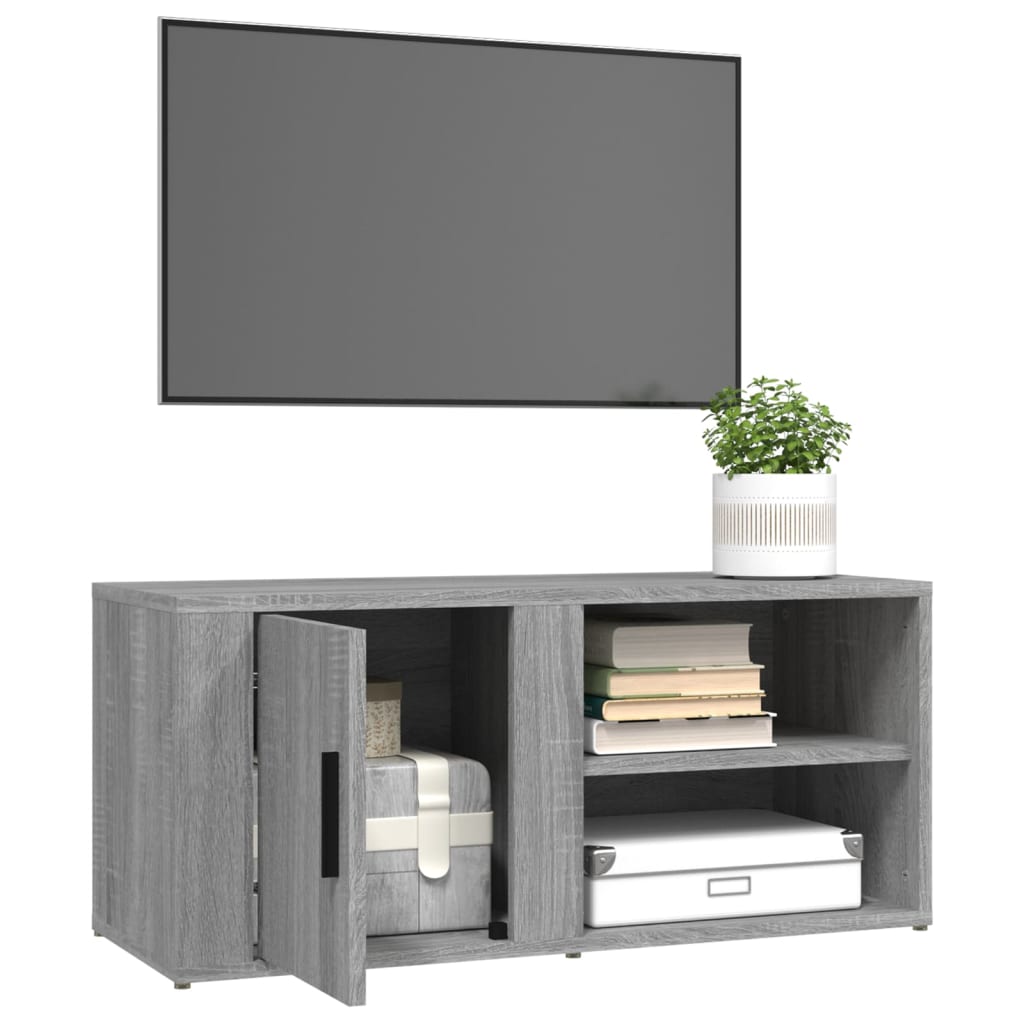 TV ormarić boja hrasta sonome 80x31,5x36 cm konstruirano drvo