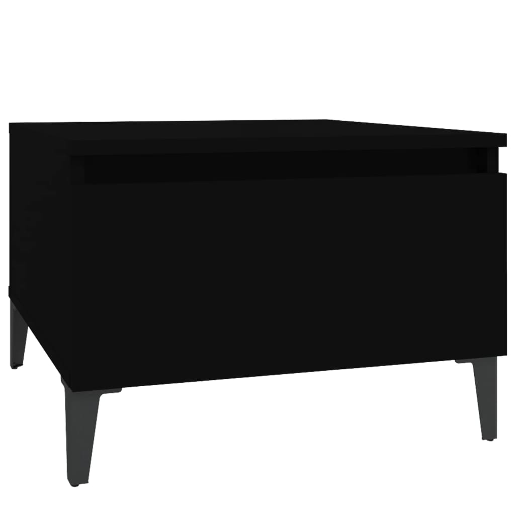 Bočni stolići 2 kom crni 50 x 46 x 35 cm od konstruiranog drva