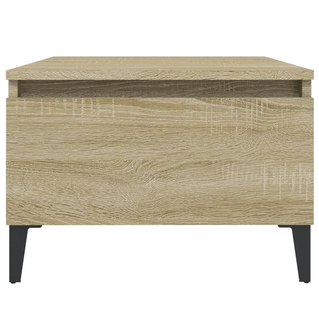 Bočni stolići 2 kom boja hrasta 50x46x35 cm konstruirano drvo