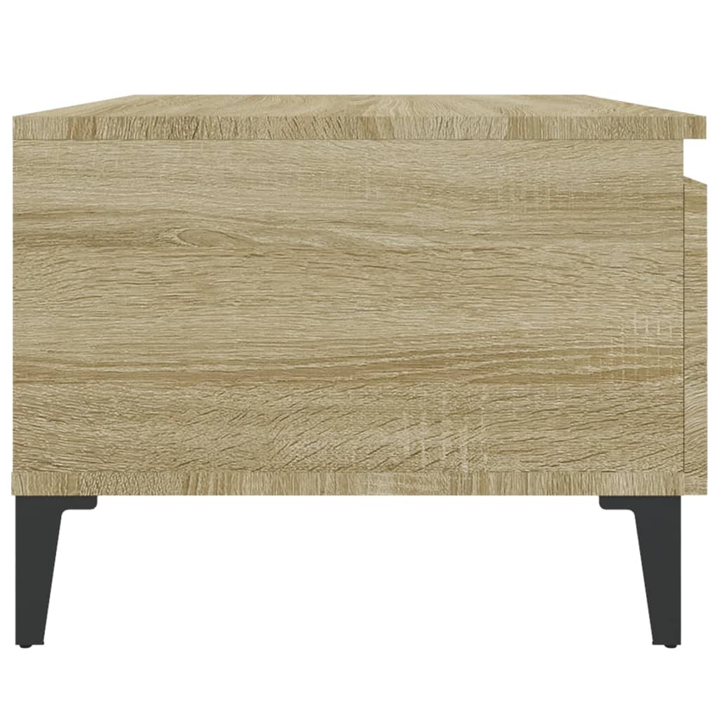 Bočni stolići 2 kom boja hrasta 50x46x35 cm konstruirano drvo