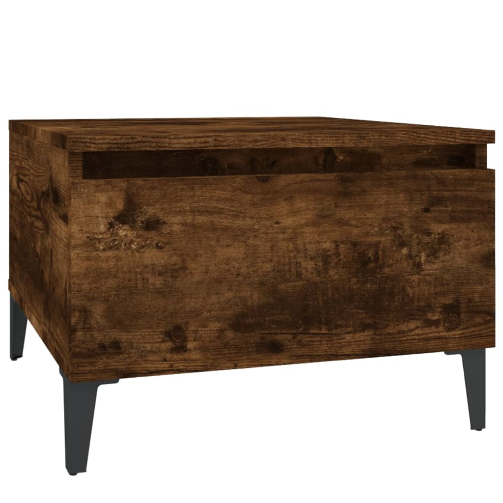 Bočni stolići 2 kom boja hrasta 50x46x35 cm konstruiranog drva