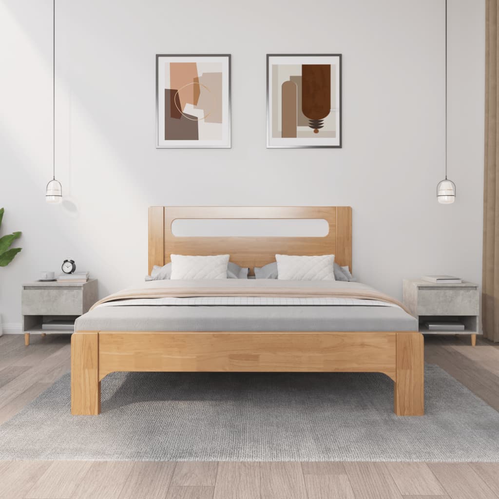 Noćni ormarići 2 kom boja betona 50x46x50 cm konstruirano drvo