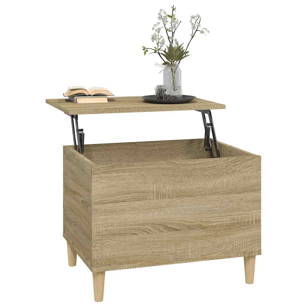 Stolić za kavu boja hrasta 60 x 44,5 x 45 cm konstruirano drvo