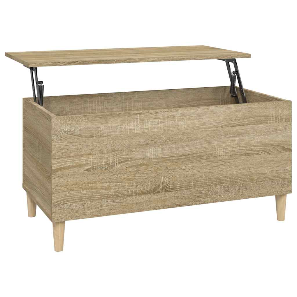 Stolić za kavu boja hrasta 90 x 44,5 x 45 cm konstruirano drvo