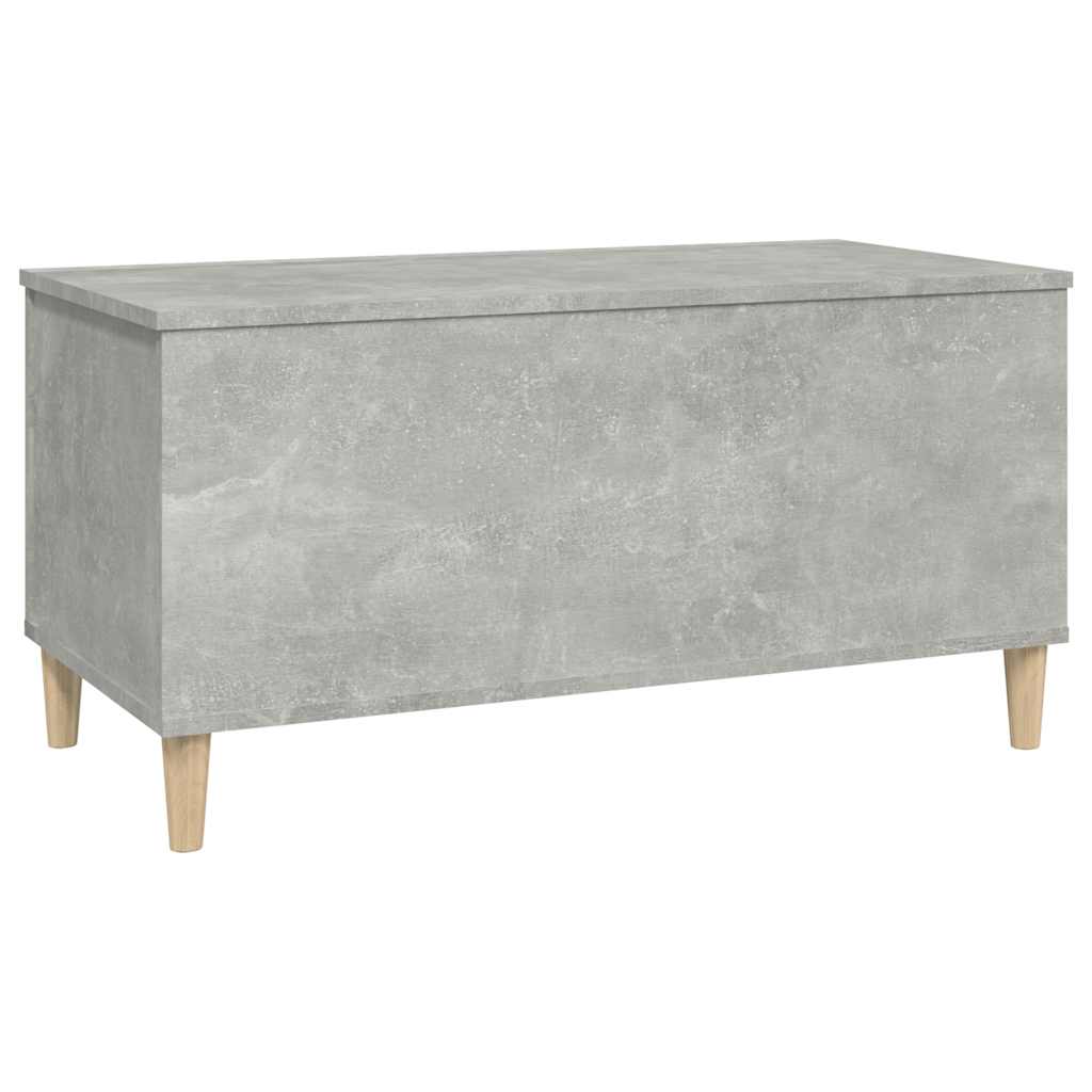 Stolić za kavu siva boja betona 90x44,5x45 cm konstruirano drvo
