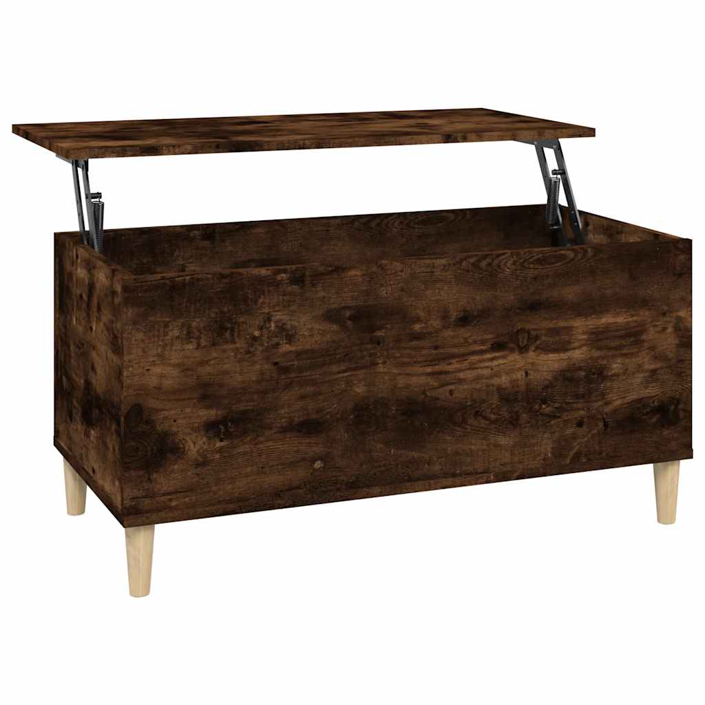Stolić za kavu boja hrasta 90 x 44,5 x 45 cm konstruirano drvo