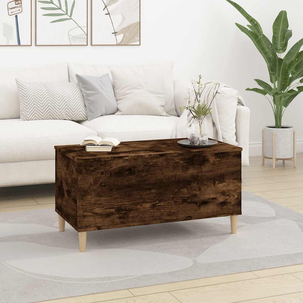 Stolić za kavu boja hrasta 90 x 44,5 x 45 cm konstruirano drvo