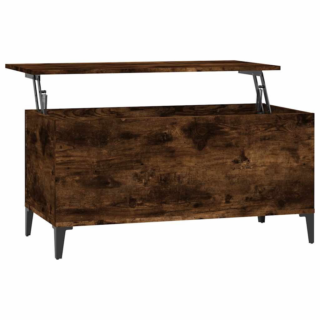 Stolić za kavu boja hrasta 90 x 44,5 x 45 cm konstruirano drvo