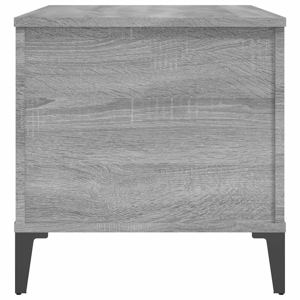 Stolić za kavu siva boja hrasta 90x44,5x45 cm konstruirano drvo