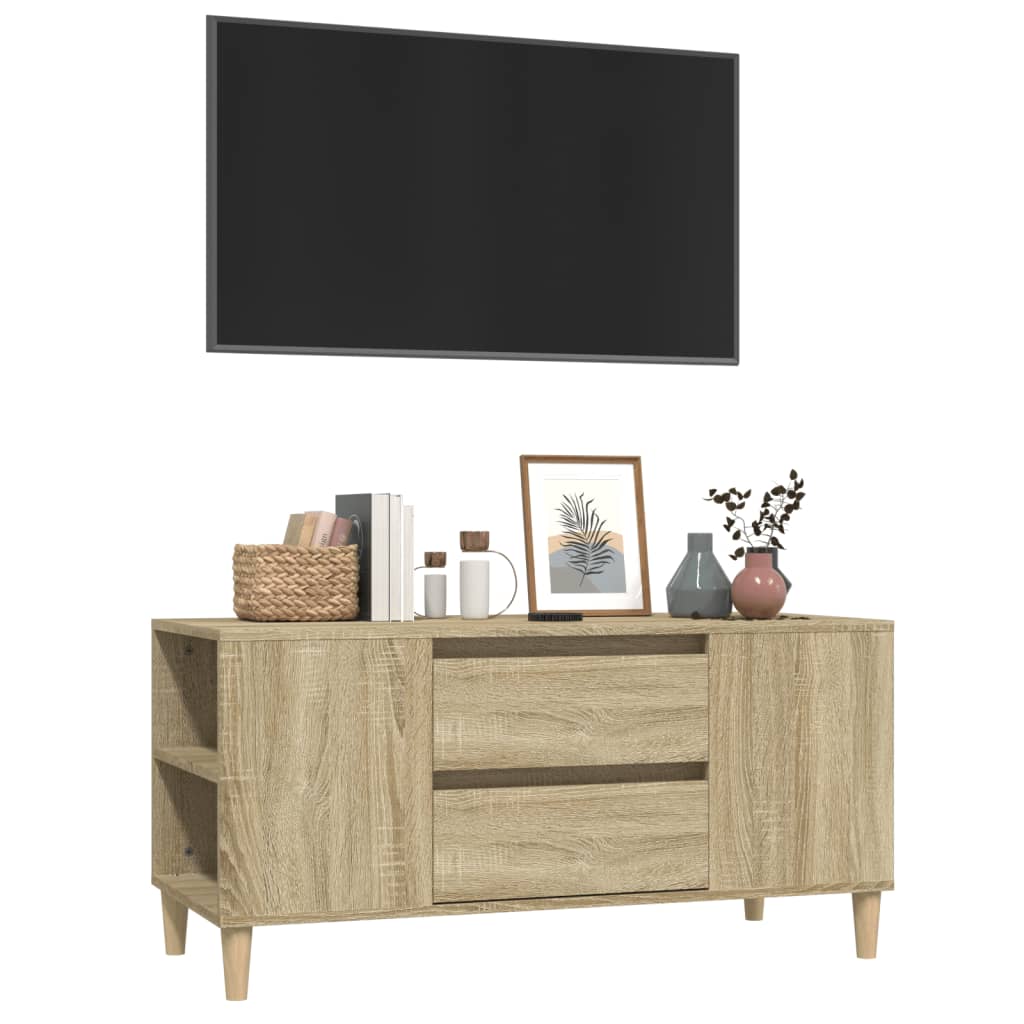 TV ormarić boja hrasta sonome 102x44,5x50 cm konstruirano drvo