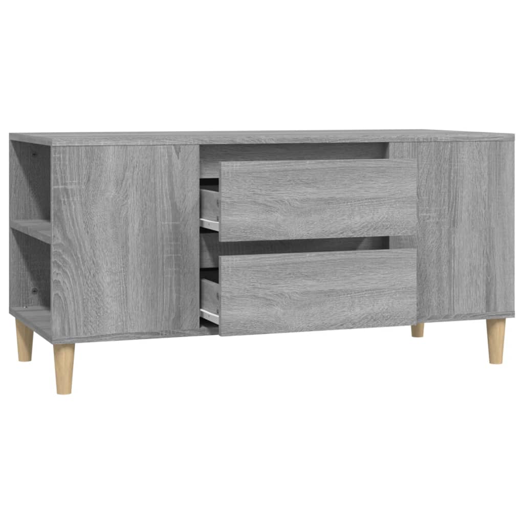 TV ormarić boja sivog sonome 102x44,5x50 cm konstruirano drvo
