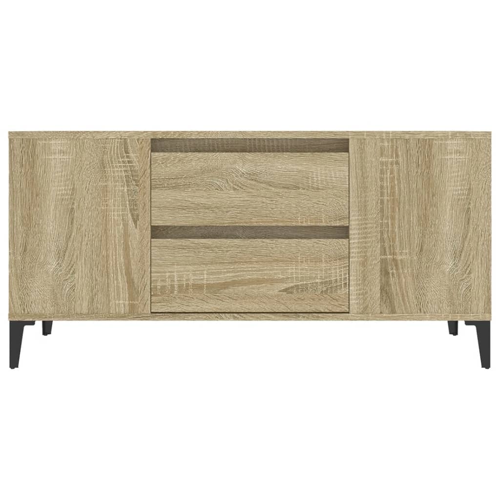 TV ormarić boja hrasta sonome 102x44,5x50 cm konstruirano drvo