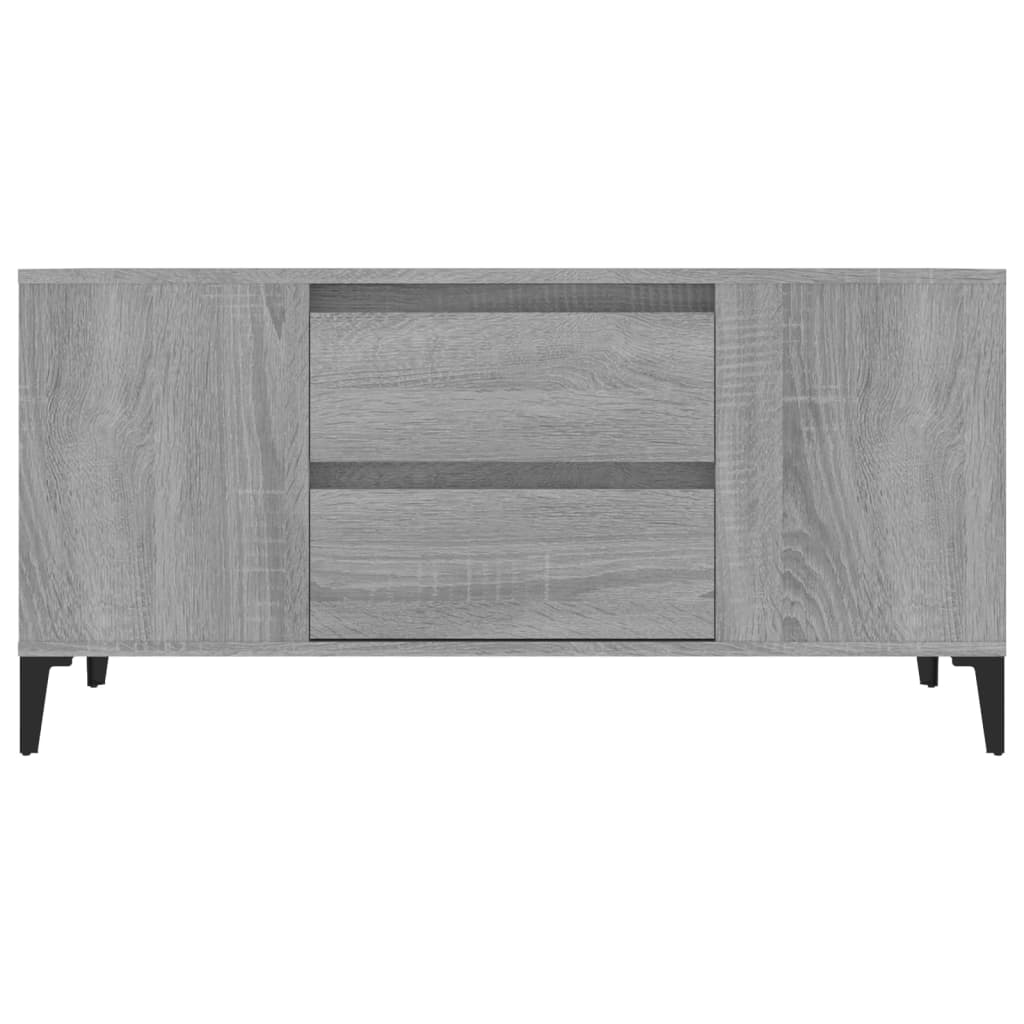 TV ormarić boja sivog sonome 102x44,5x50 cm konstruirano drvo