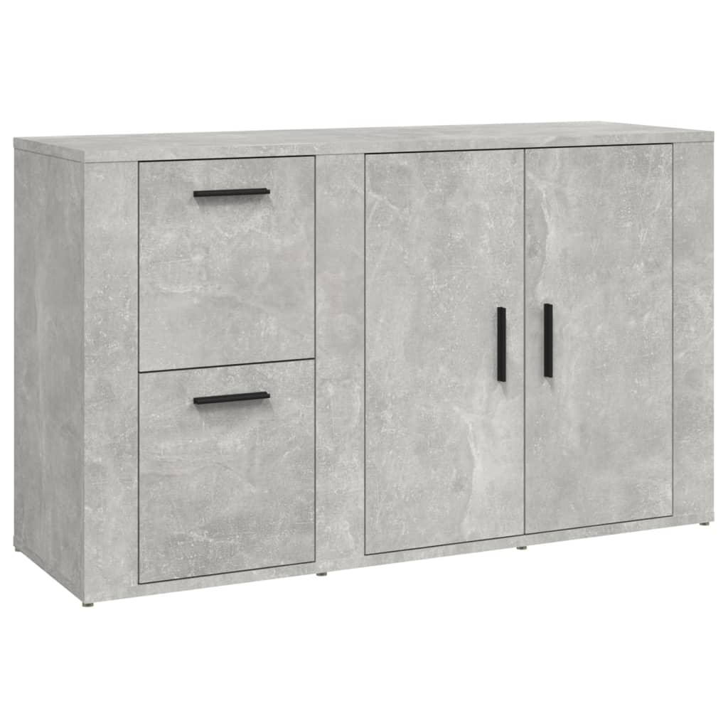 Komoda siva boja betona 100x33x59,5 cm od konstruiranog drva