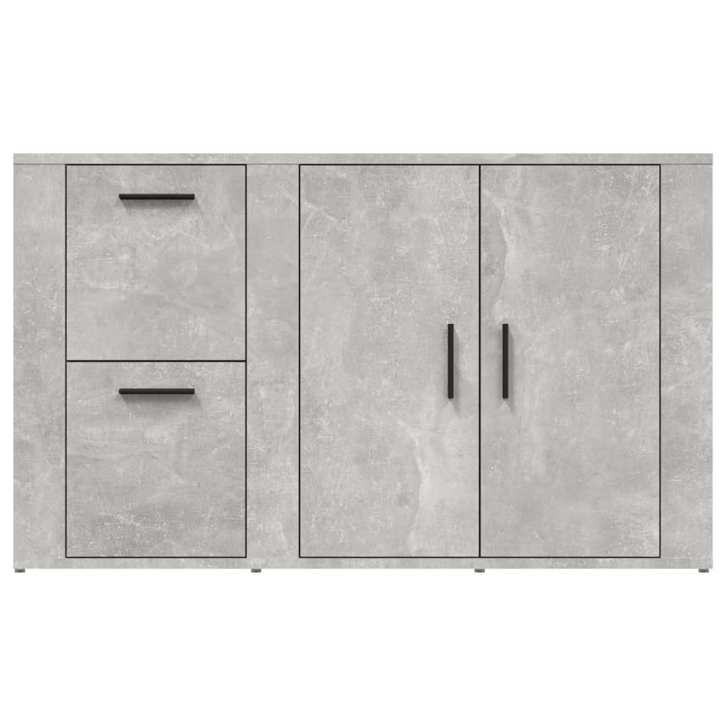 Komoda siva boja betona 100x33x59,5 cm od konstruiranog drva