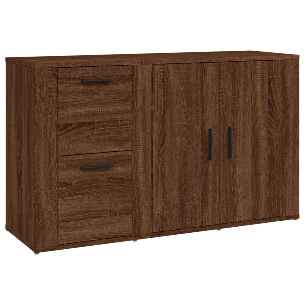 Komoda boja Smeđi hrasta 100x33x59,5 cm od konstruiranog drva