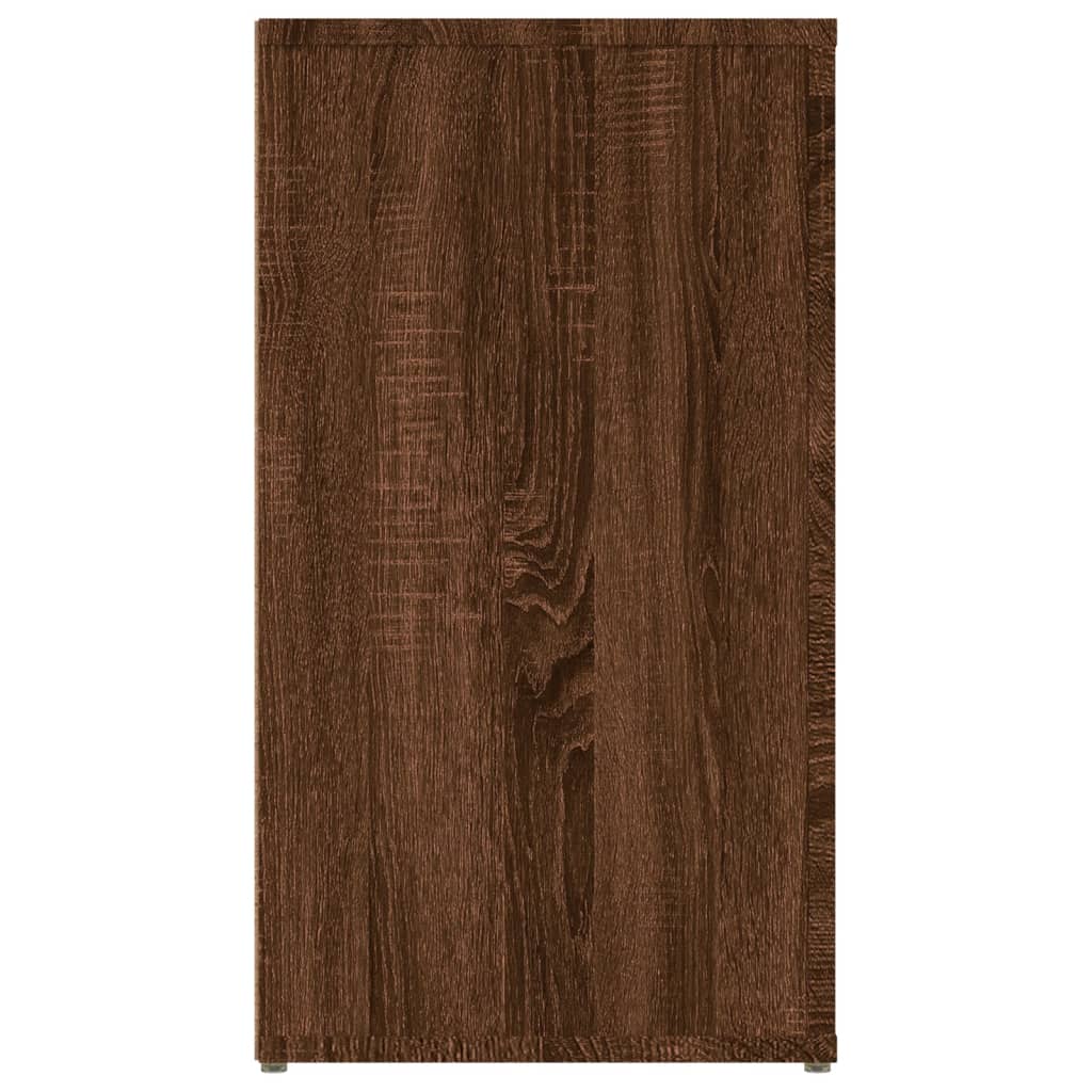 Komoda boja Smeđi hrasta 100x33x59,5 cm od konstruiranog drva