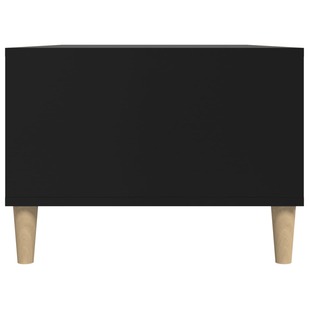 Stolić za kavu crni 90 x 50 x 36,5 cm od konstruiranog drva