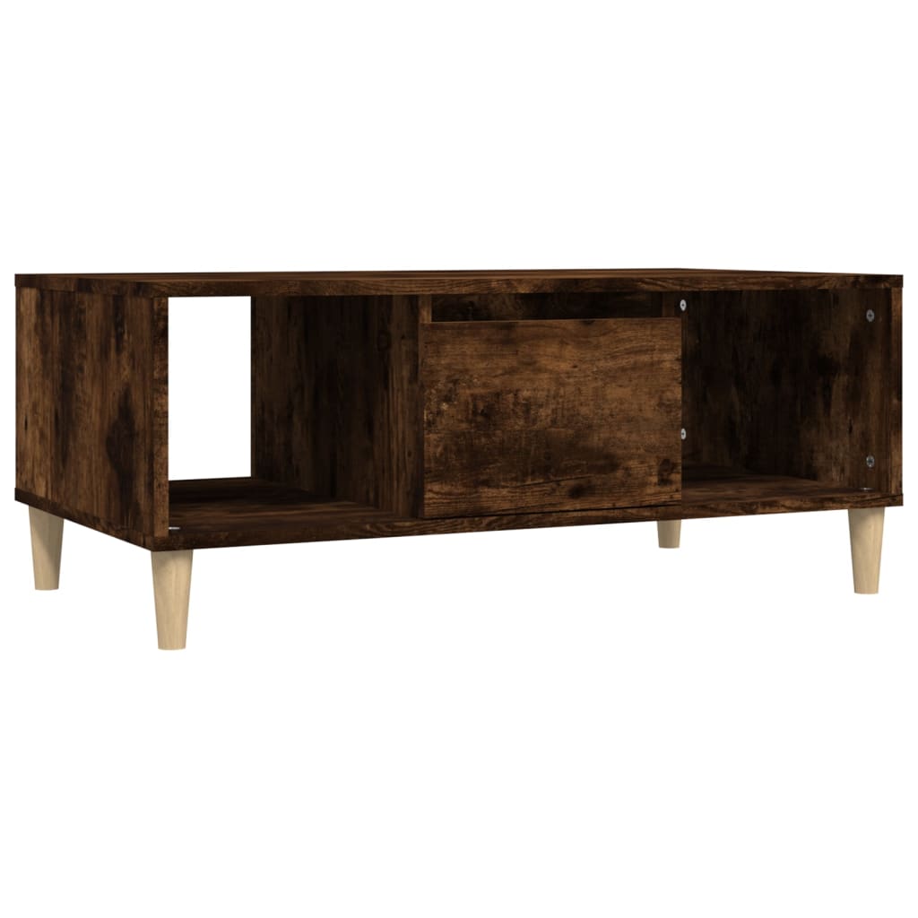Stolić za kavu boja hrasta 90x50x36,5 cm konstruirano drvo