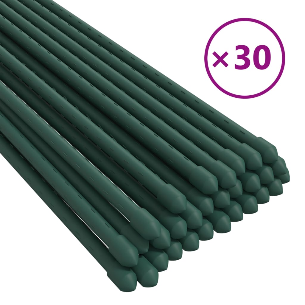 Kolci za vrtne biljke 30 kom zeleni 115 cm čelični