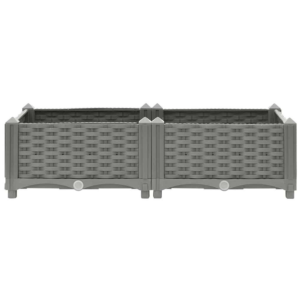 Povišena gredica 80 x 40 x 23 cm od polipropilena