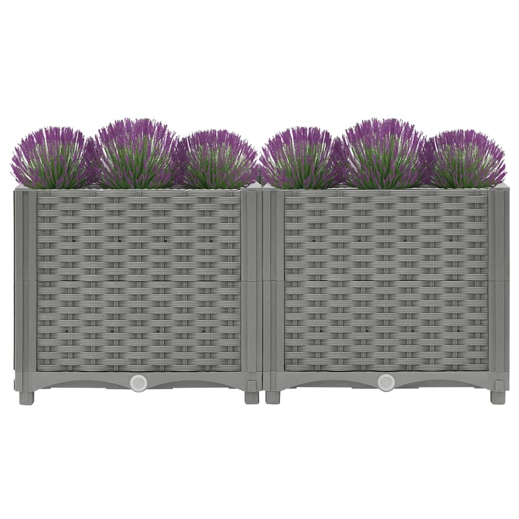 Povišena gredica 80x40x38 cm od polipropilena
