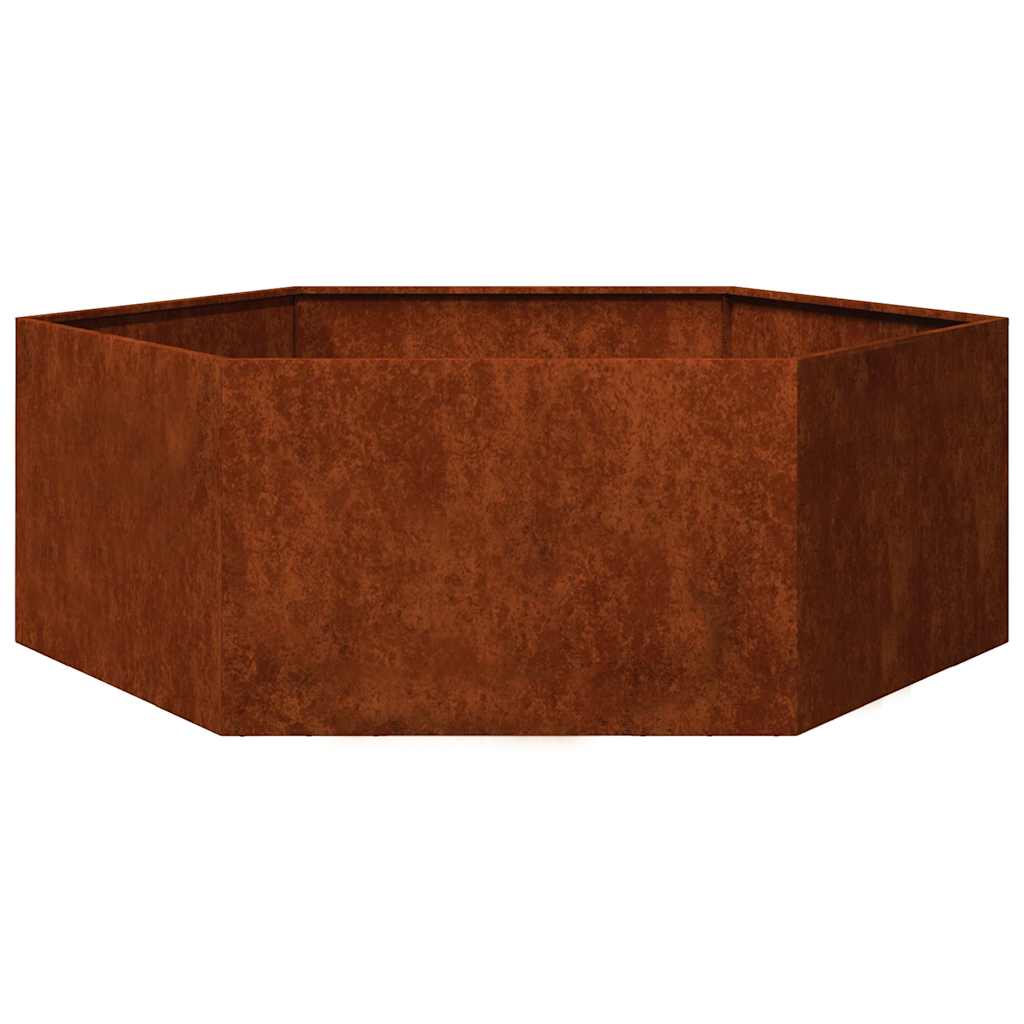 Sadilica boja hrđe 138x120x45 cm od čelika COR-TEN