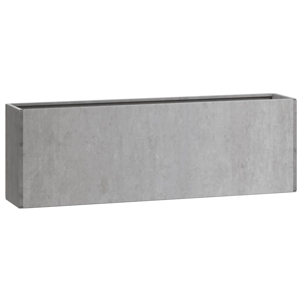 Zidne sadilice 2 kom boja hrđe od čelika COR-TEN 53x10x17 cm