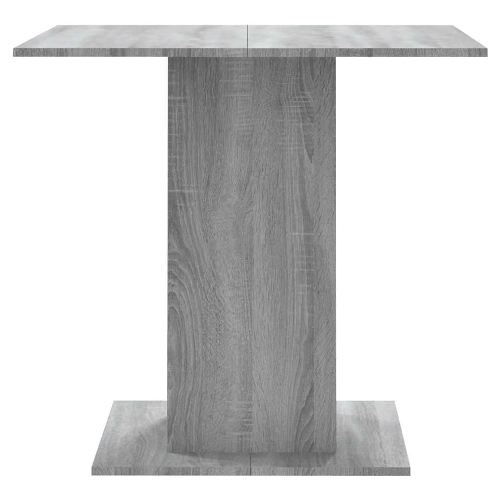 Blagovaonski stol boja hrasta 80 x 80 x 75 cm konstruirano drvo