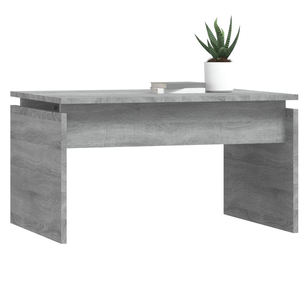 Stolić za kavu boja sivog hrasta 68x50x38 cm konstruirano drvo
