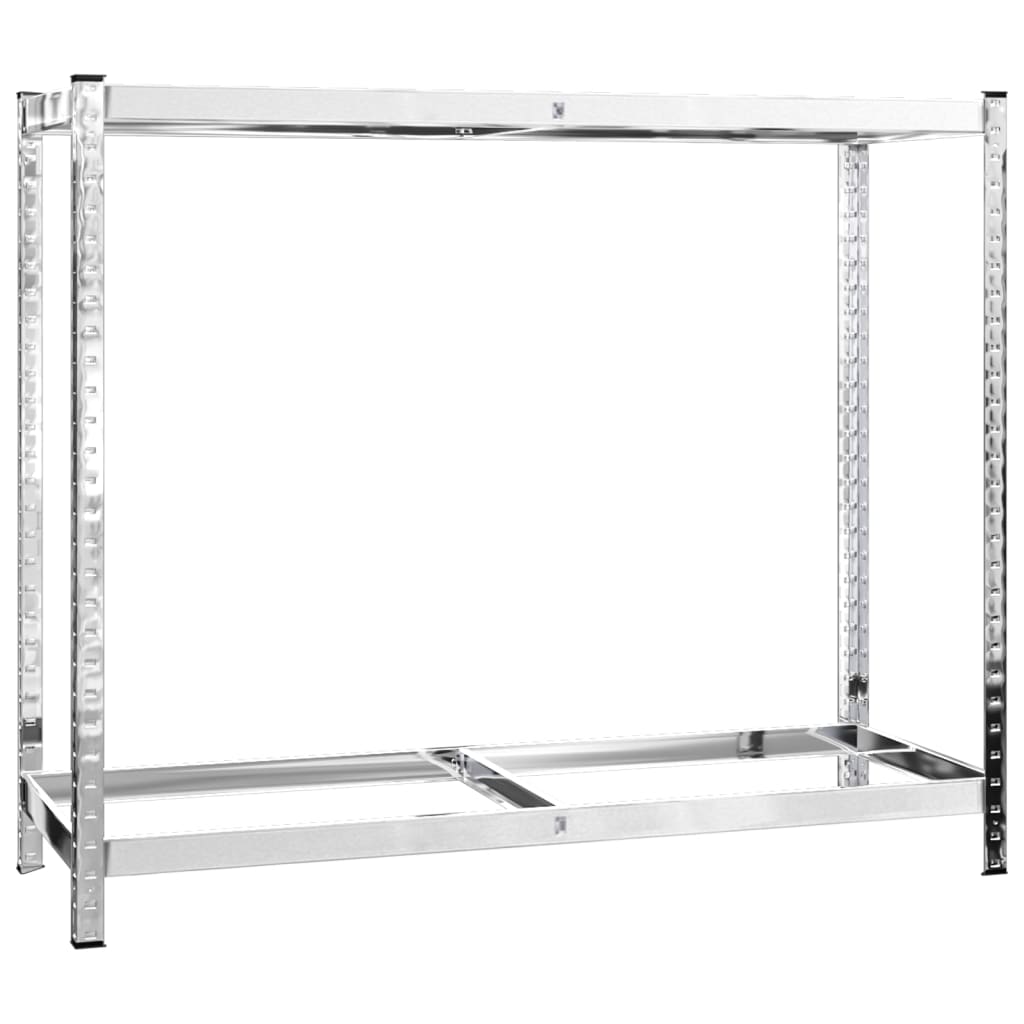 Stalci za gume s 2 razine 4 kom srebrni 110x40x110 cm čelični