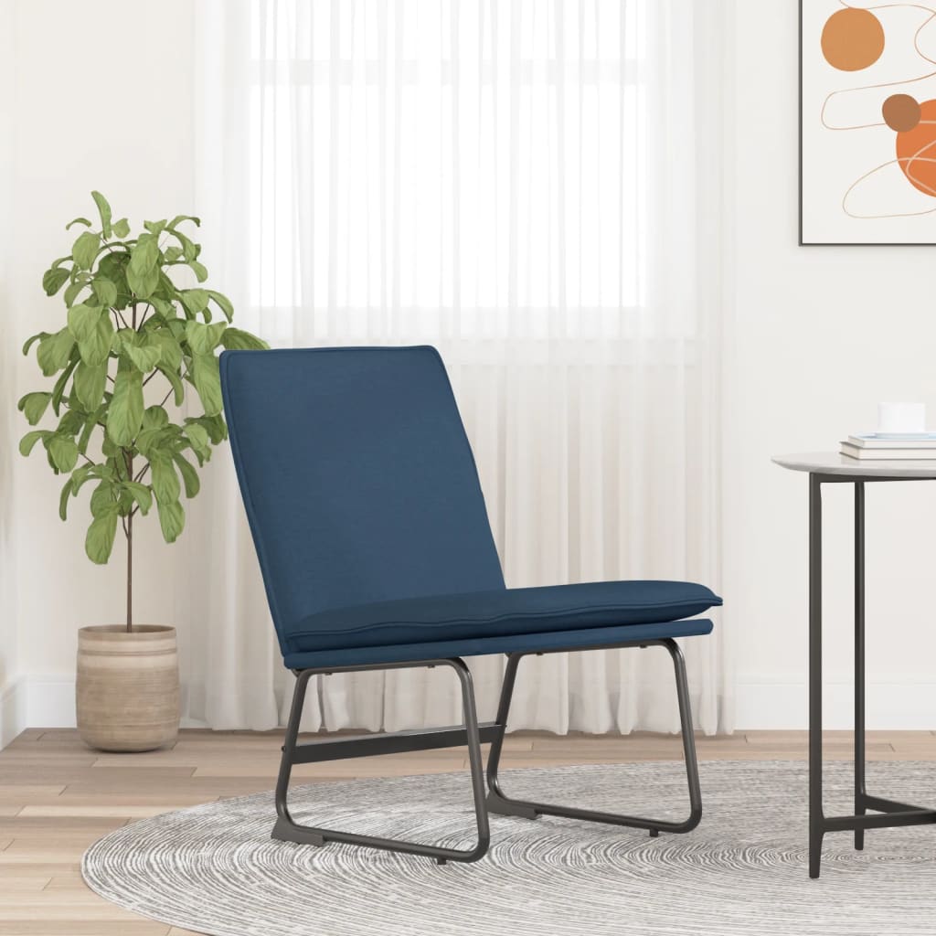 Ležaljka plava 52 x 75 x 76 cm od tkanine