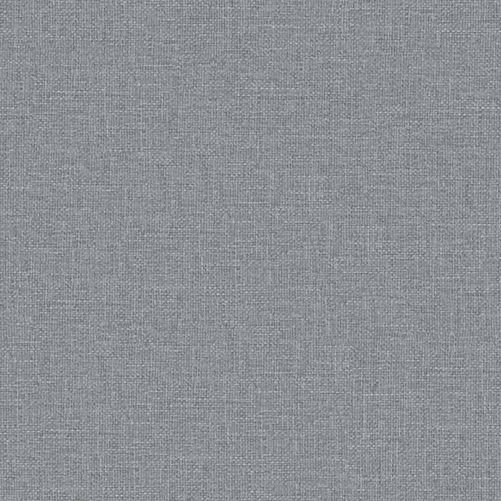 Klupa svjetlosiva 100 x 75 x 76 cm od tkanine