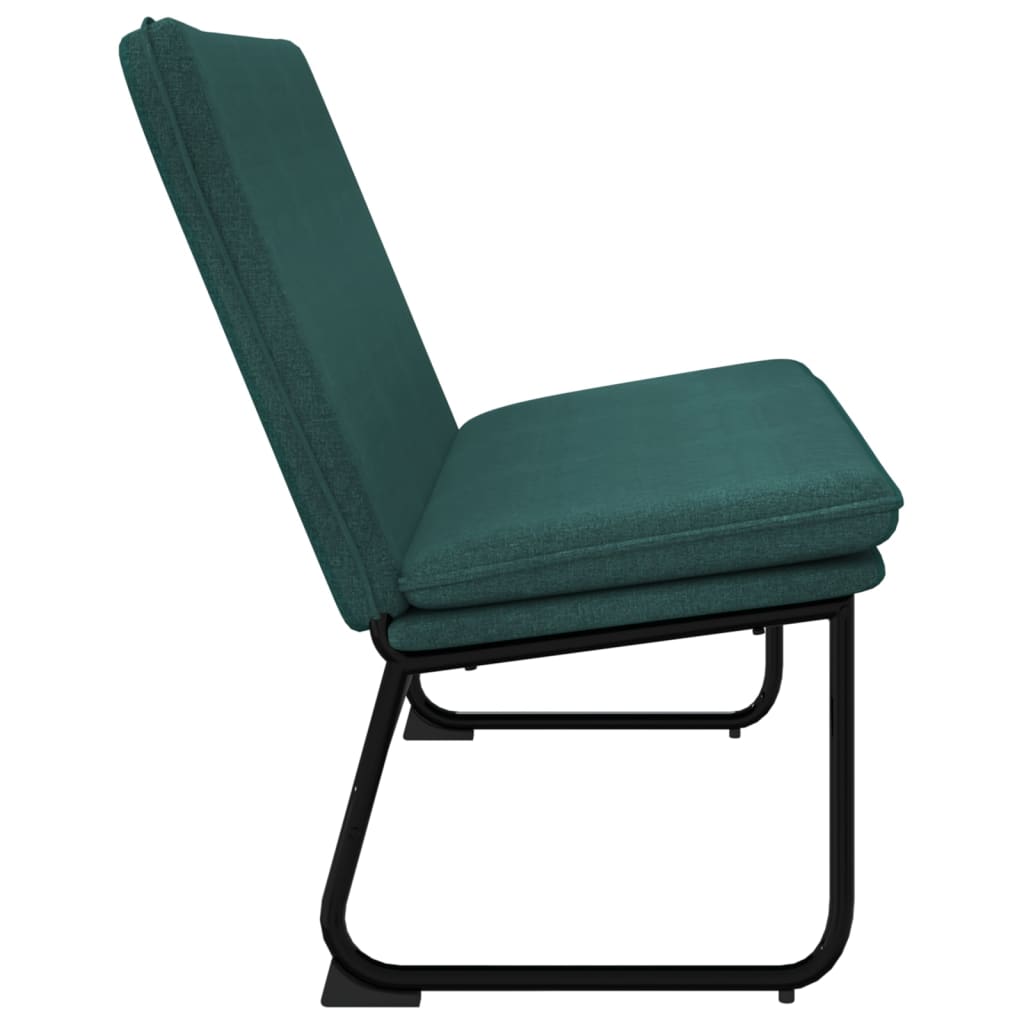 Klupa tamnozelena 100 x 75 x 76 cm od tkanine